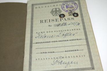 ReisePass Deutsches Reich