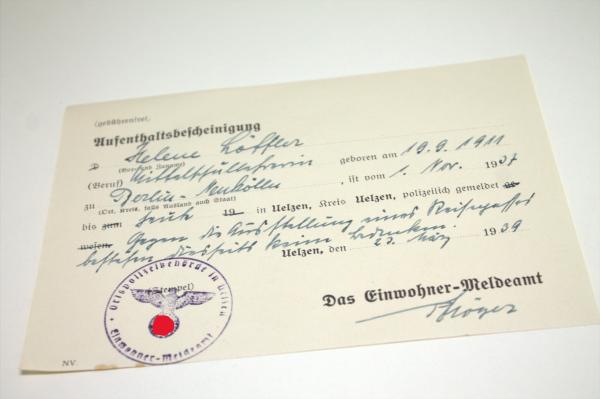 ReisePass Deutsches Reich