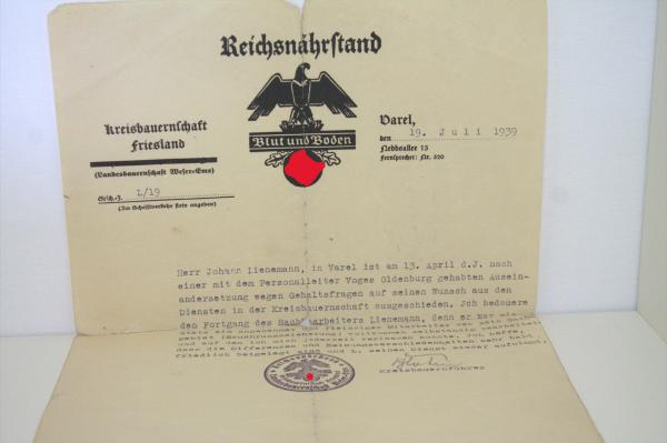 ReichsNährStand  Blut Und Boden