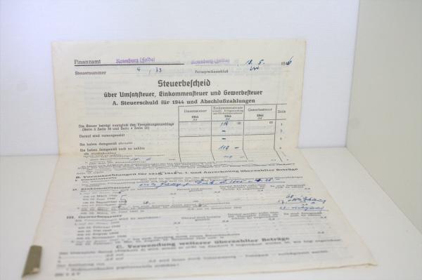 steuer bescheid Rotenburg
